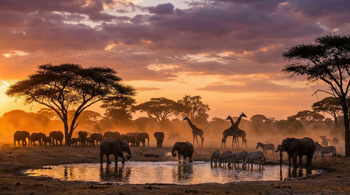 每日大赛非洲动物视频